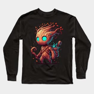 Forest Tree Spirit Mage Wizard Long Sleeve T-Shirt